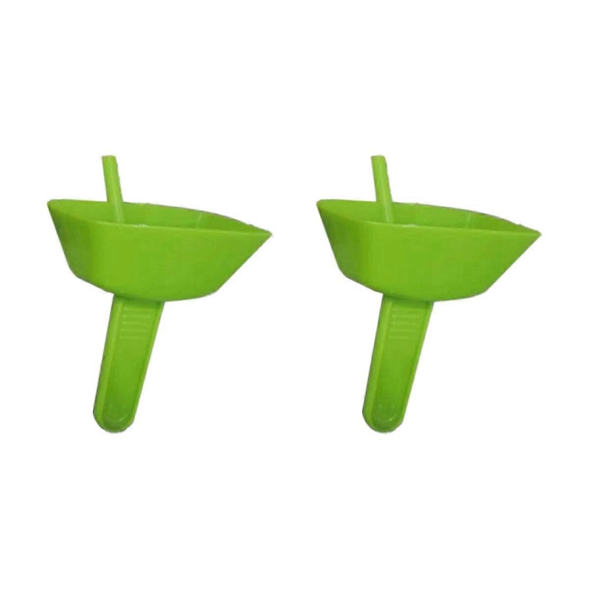 Drip-Proof Popsicle Rack with Straw for Kids Ice Cream Cool, Green