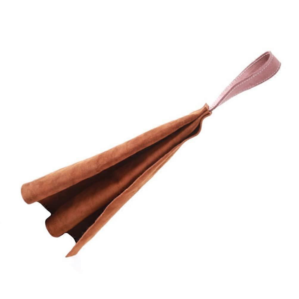 Cowhide Bite Cloth Training Tug Dog Rope Toy for Puppies, Tough Jute Bite Pillow, Durable Chew Toy for Dogs