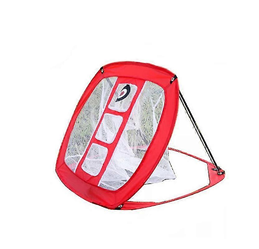 Golf Practice Net Foldable Golf System Training Aid Three-layer Ball Net (black) (santanxing)