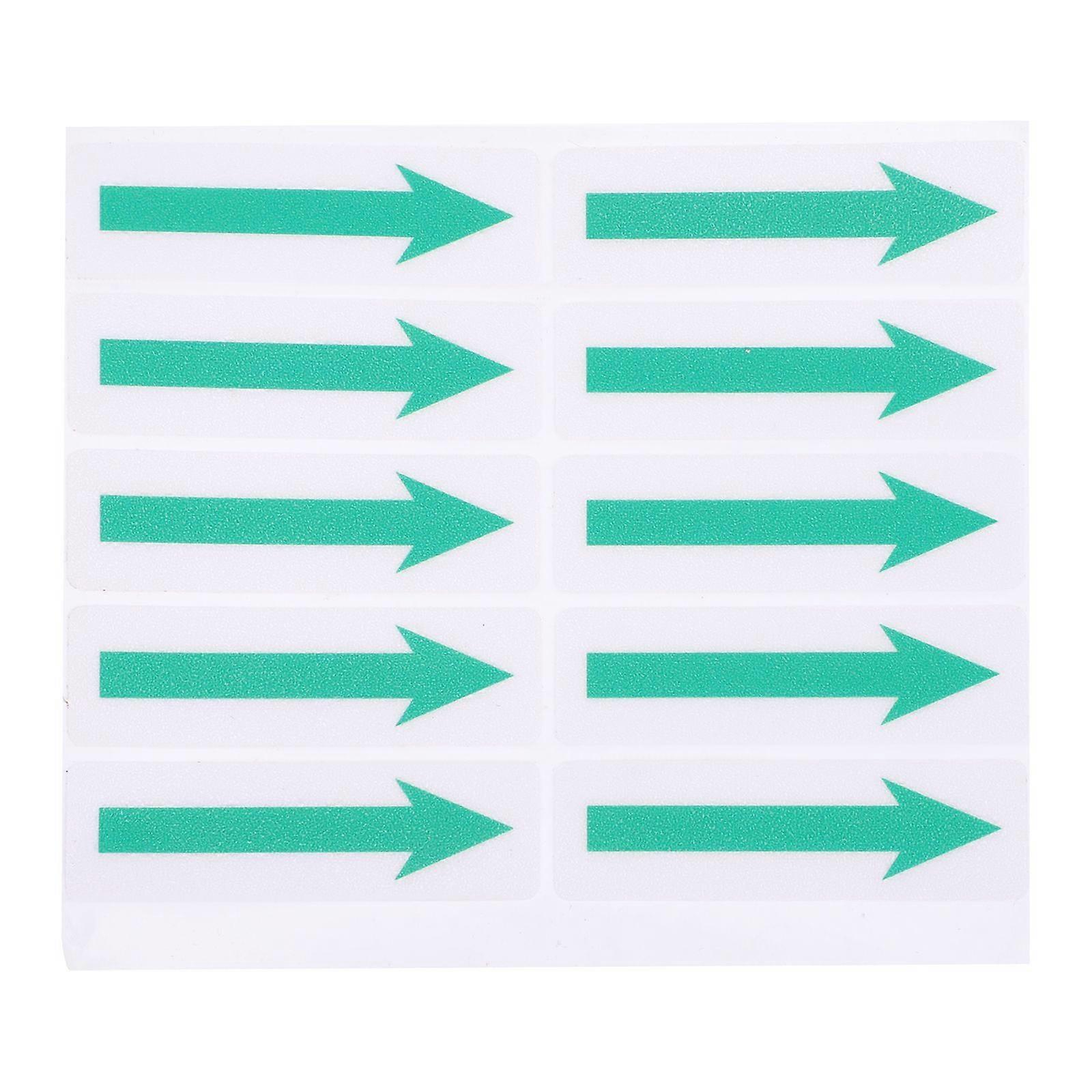 10pcs flèche autocollant amovible adhésif autocollant flèche signe instructions autocollant