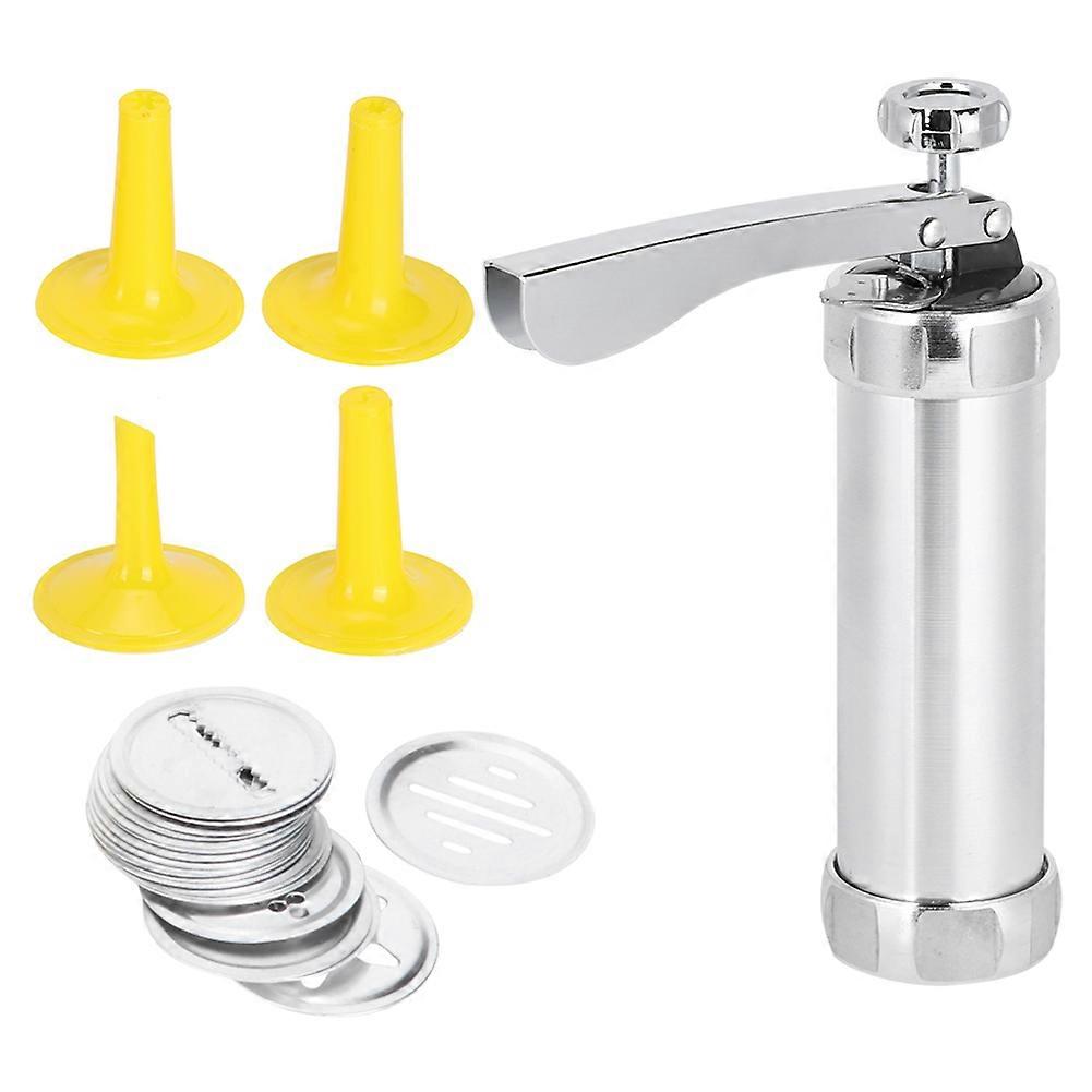 Innovative DIY Biscuit Maker, Stainless Steel Cookie Press Ensures Consistent Baking Results, Perfect For Home Use And Creative Baking Enthusiasts