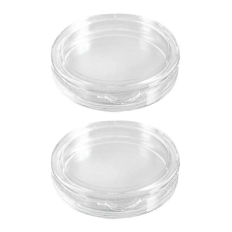 20 Pcs Small Round Transparent Plastic Coin Capsules Box 21Mm