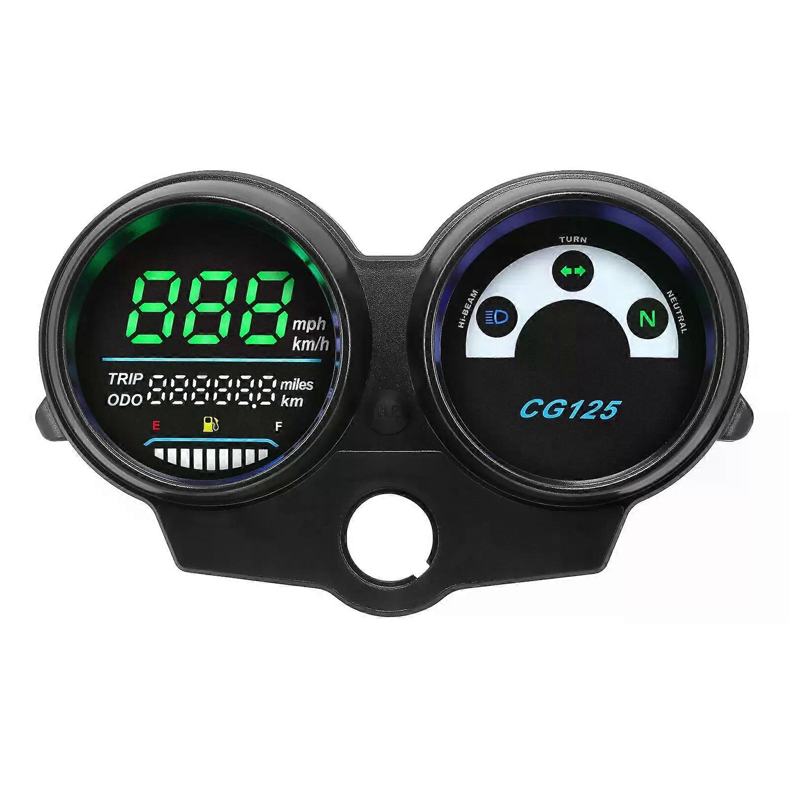 For Brazil Titan 150 Motorcycle Instruments Digital Dashboard Panel Electronics RPM Tachometer Speedometer LED Electronic Meter