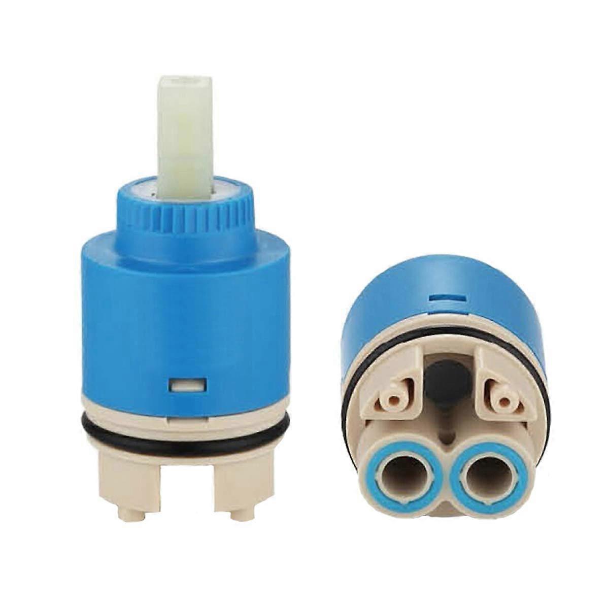 Faucet Valve Backet Cartridge Ceramic Disk Cartridge Single Handle Kitchen Sink Bathroom Faucet Parts (40mm)