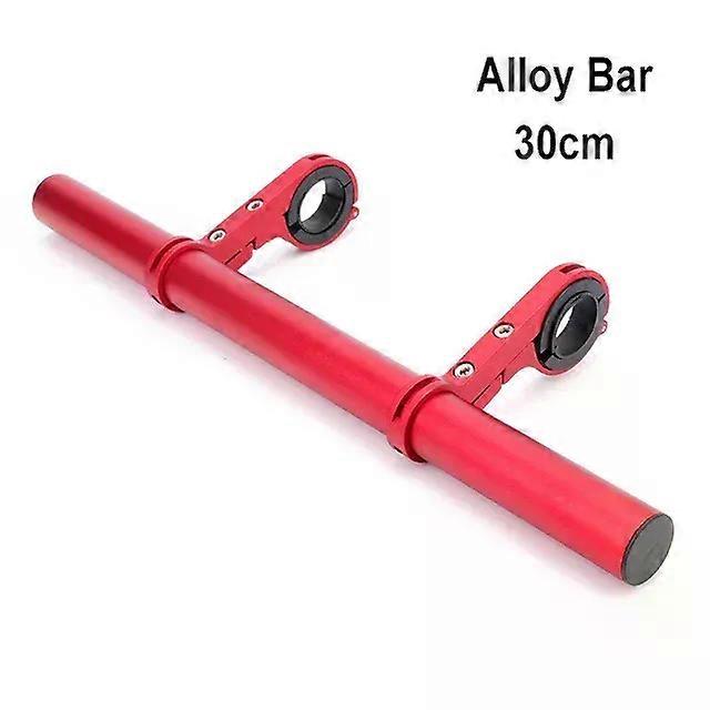 20cm/ 30cm Aluminum Alloy Bicycle Handlebar Extender Mountain Bike Front Light Bracket Lamp Flashlight Mount Bar Computer Holder