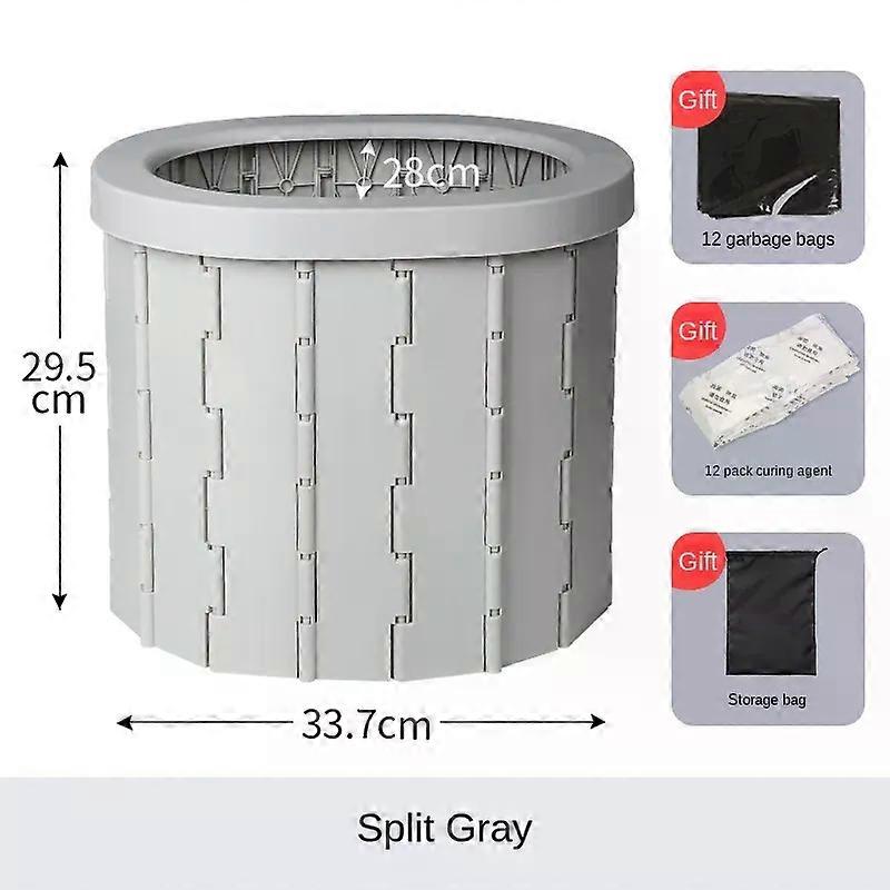 Autó összecsukható WC-k Hordozható WC-k Komód bili autós WC-k Kemping WC utazási vödör WC-ülőke Kültéri kütyük