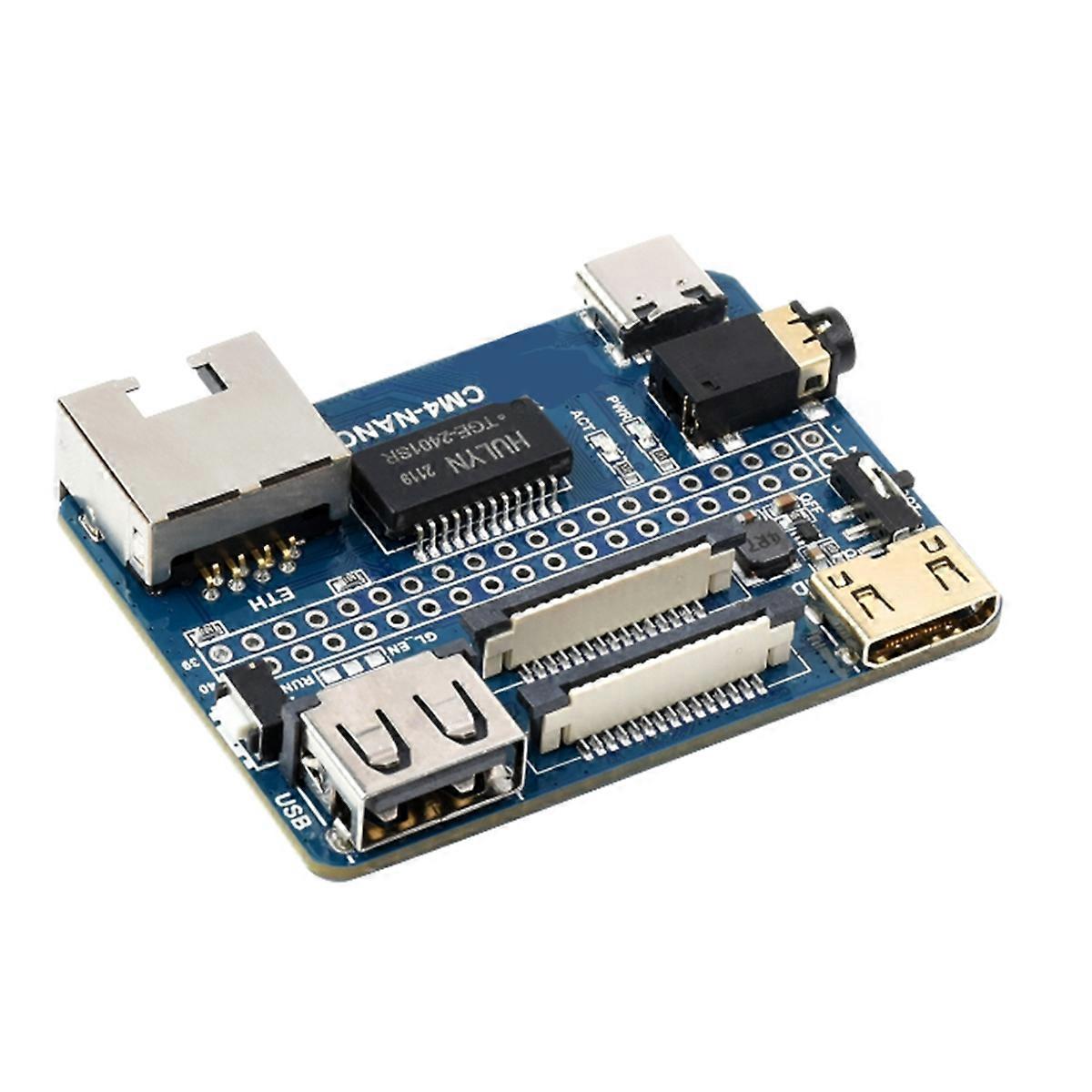Scheda carrier Ethernet Mini CM4 da 5 V per scheda di espansione USB RasPi RPI Compute Module 4 Lite EMMC IO