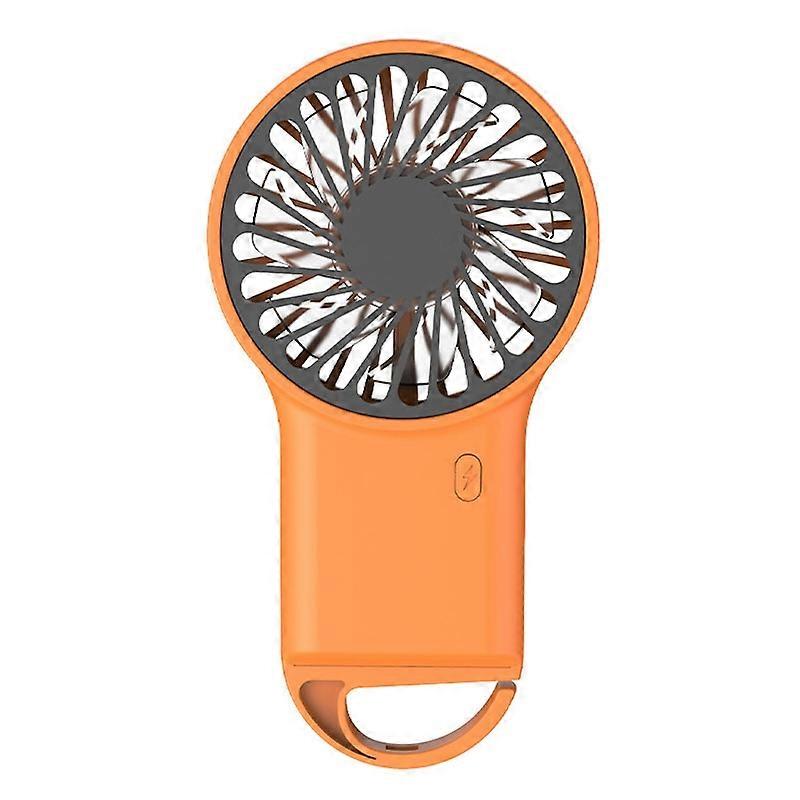 Handheld Foldable Desktop USB Rechargeable Mini Fan Mountaineering Hook Mute Fan