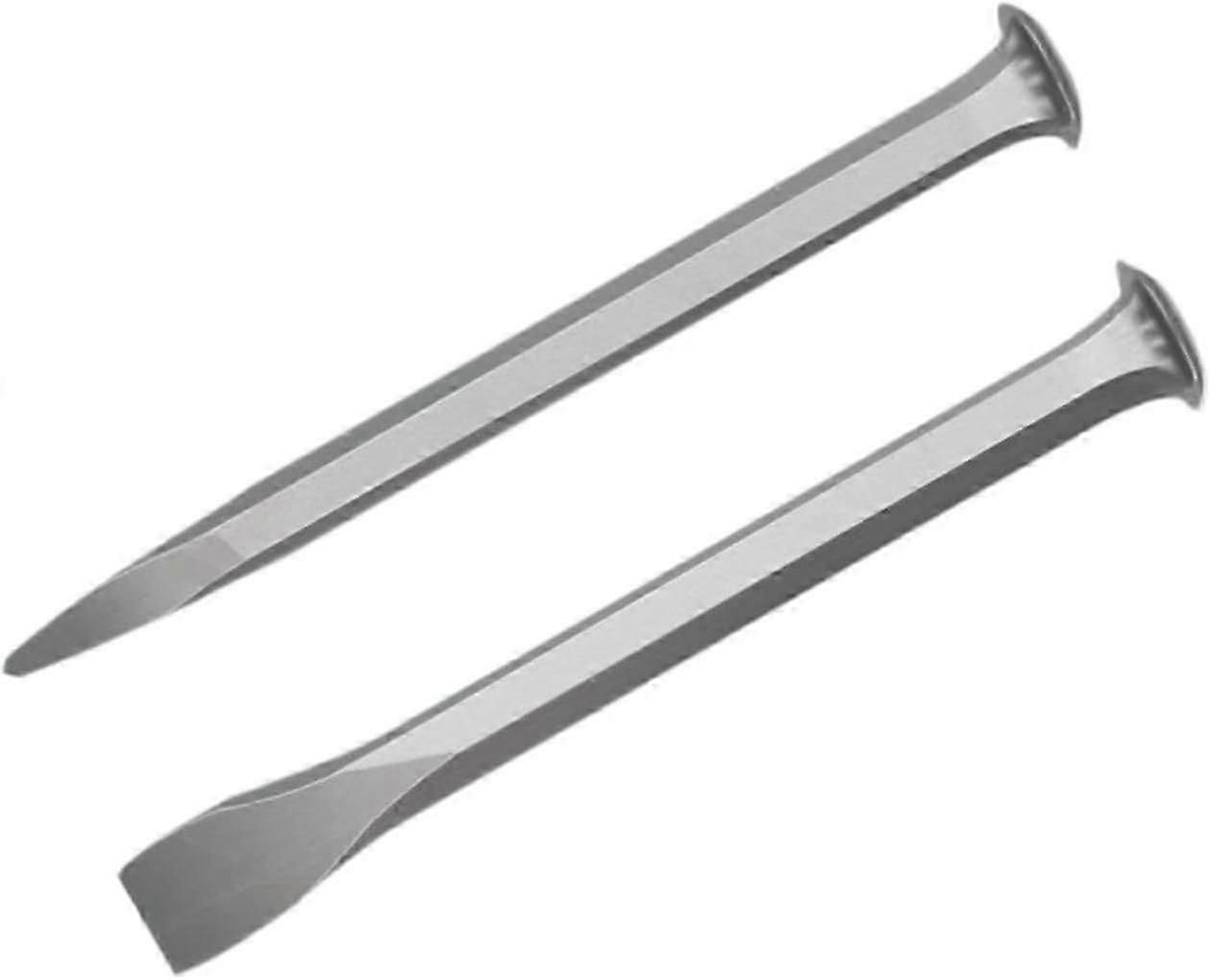 2 Pieces Cement Chisel Concrete Masonry Chisel Hand Chisel Sandblasting Surface