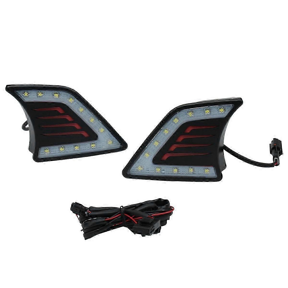 For Toyota Hilux Vigo LED DRL Daytime Running Light Fog Lamp