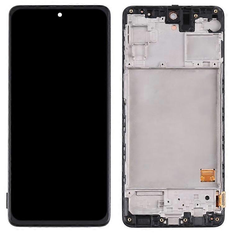 Compatible For Samsung Galaxy M31s M317 Grade C OLED Screen and Digitizer Assembly + Frame Part (Without Logo)