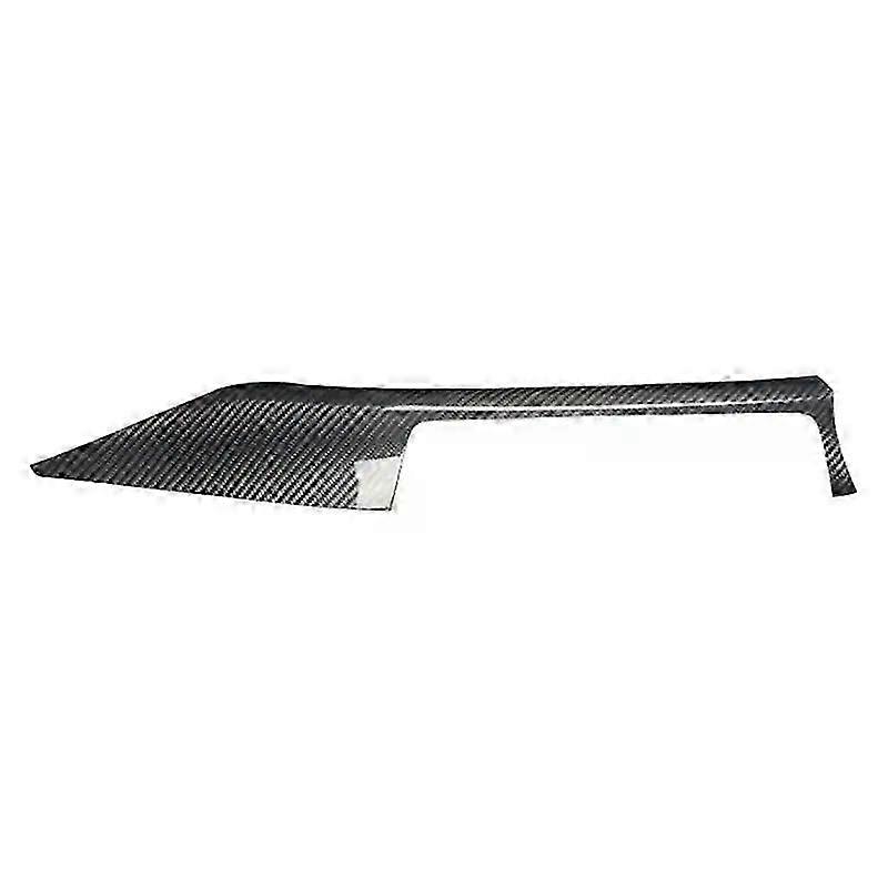 Car Dashboard Cover Stickers for BMW 3 4 Series GT F30 F32 F34 Interior Decoration Frame Trim RHD Real Carbon Fibre