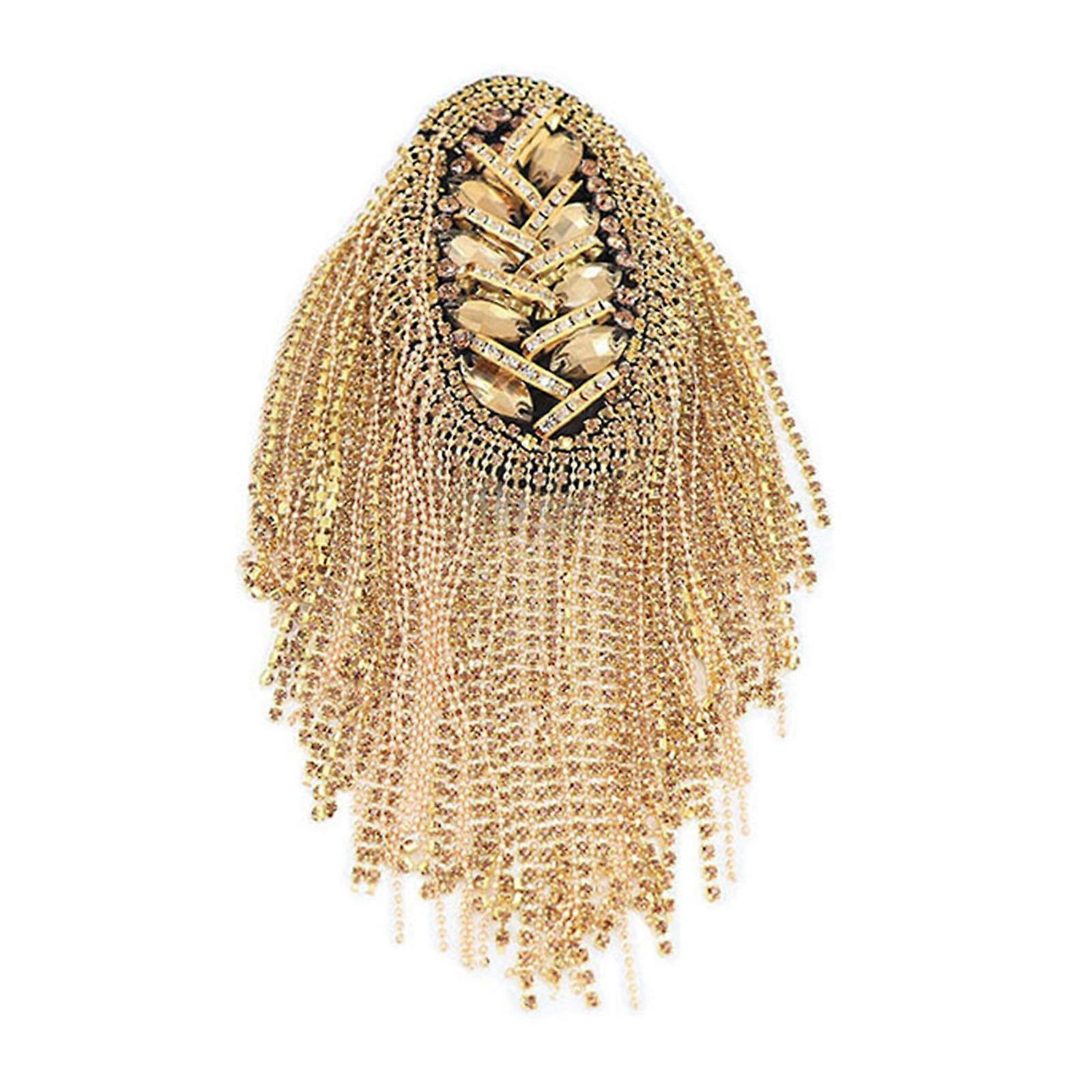 אבני חן ציצית Epaulette בגדים אביזר סיכה Epaulet אספקה למבוגרים זכר נקבה תערוכה עסקית