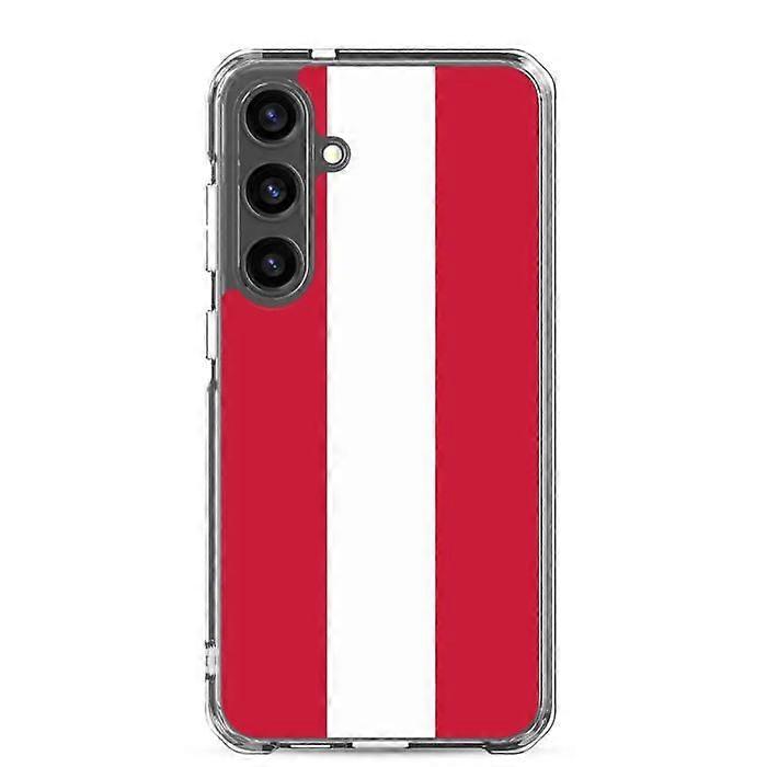 Phone Case - Samsung - Galaxy S24 Ultra - Austrian Flag - Flexible - Multicolored