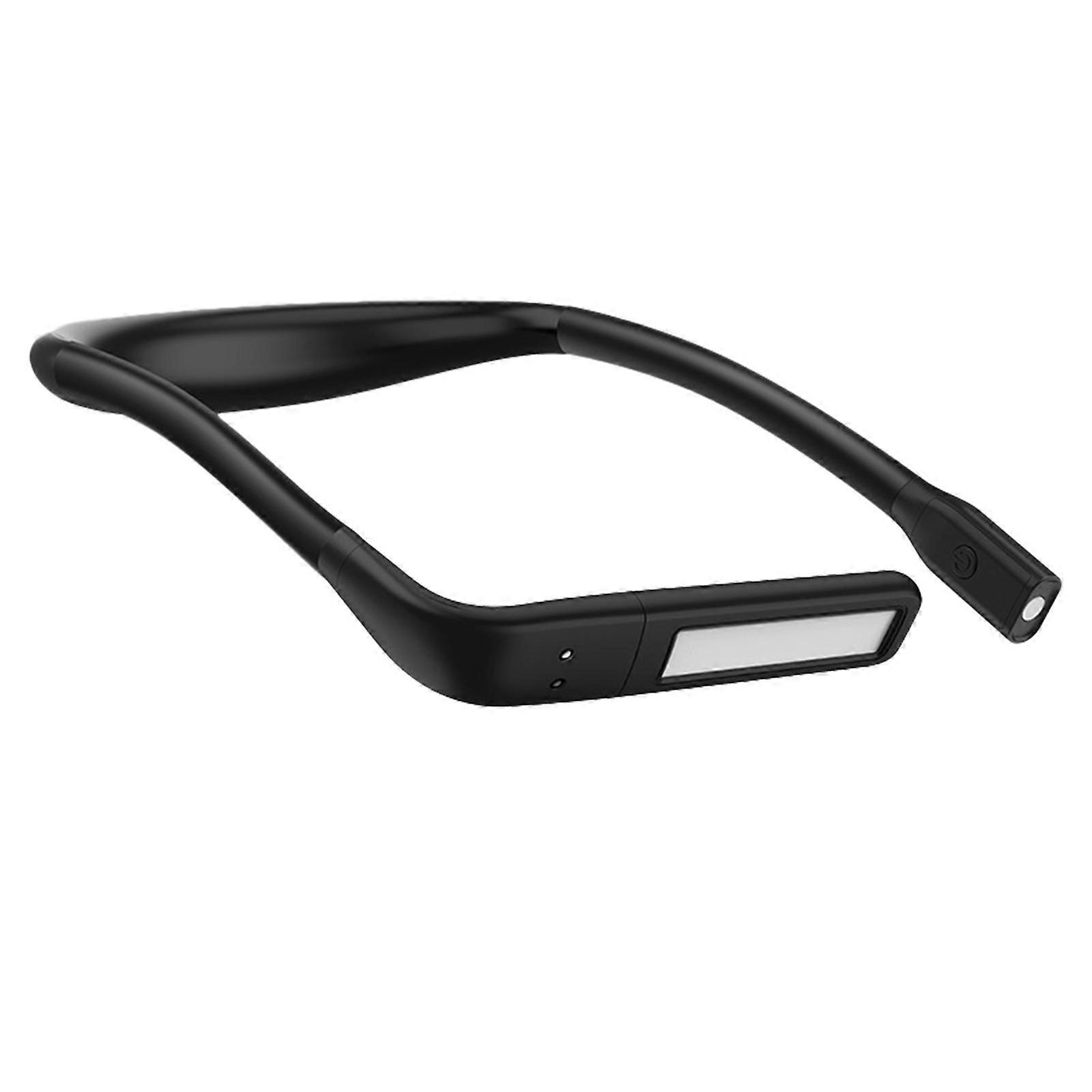 3 Color Stepless Dimming Rechargeable LED Dual Head Book Light With Flexible Arm For Night Reading Woven Book Light