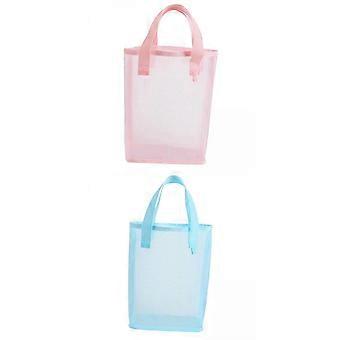 2×Beach Tote Pool Bags Waterproof Mesh Beach Tote for Picnic Pool Traveling