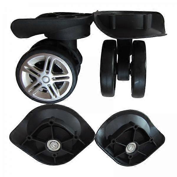4X Gepäckkoffer Ersatzräder für Trolley Case Travel Suitcase Carrier