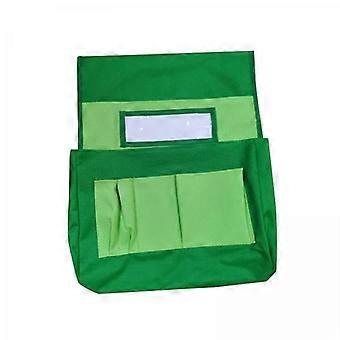 2xStuhl Rückentasche Aufbewahrungstasche Stuhltasche für Büro Schulbedarf Vorschule Grün