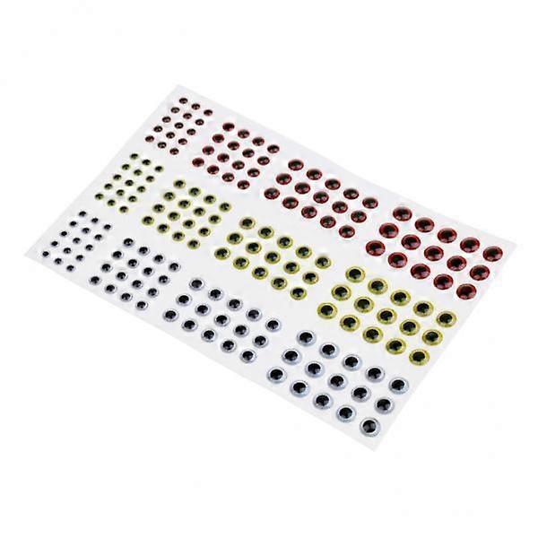 9X 183 Stück 2D Angeln Köder Augen Angeln Augen Köder Fliegen Binden Köder Jigs Handwerk