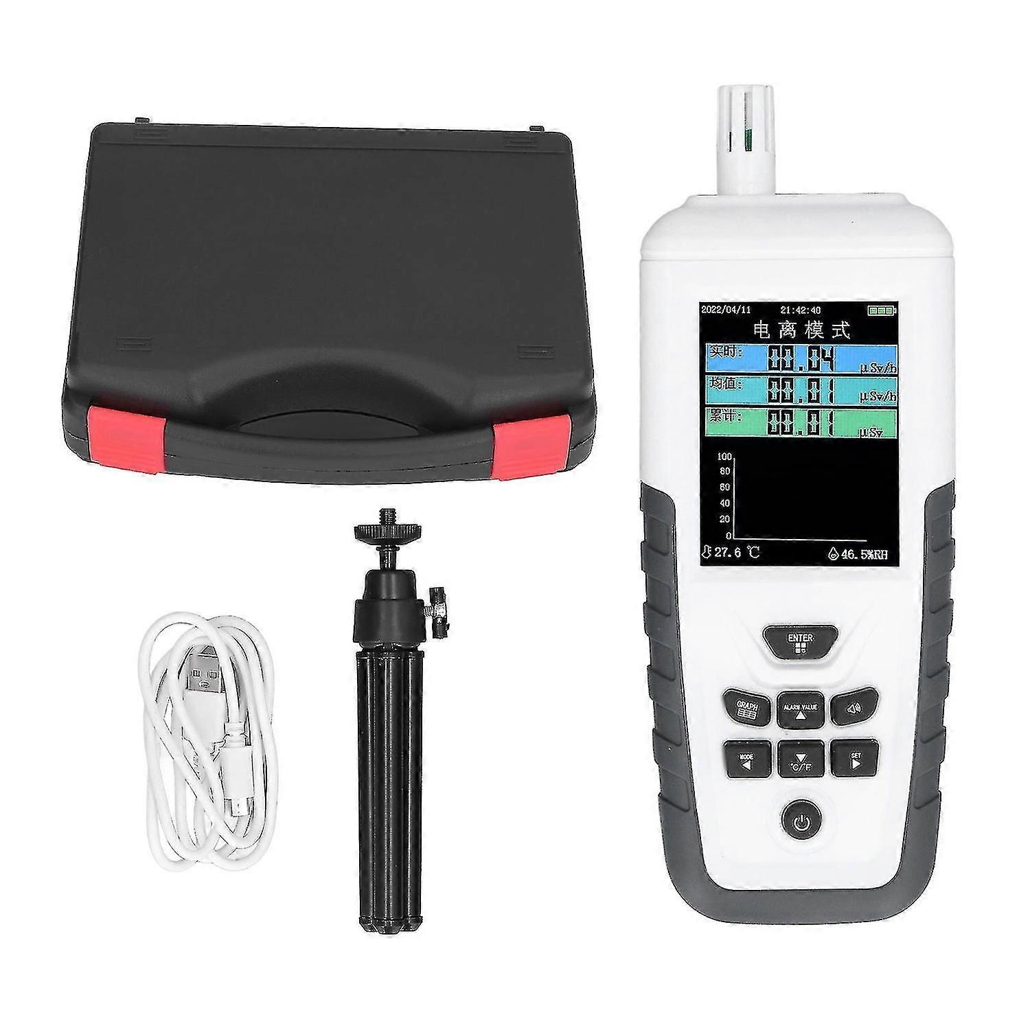 Nuclear Radiation Detector Beta Gamma X Ray Tester Dosimeter Monitor Marble Meter