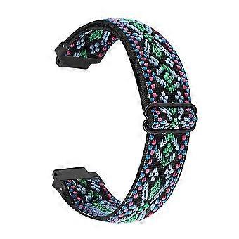 Adjustable Elastic Nylon Smart Watch Replacement Strap Watchband with Screwdrivers Compatible For Garmin Forerunner 735xt/220/230/