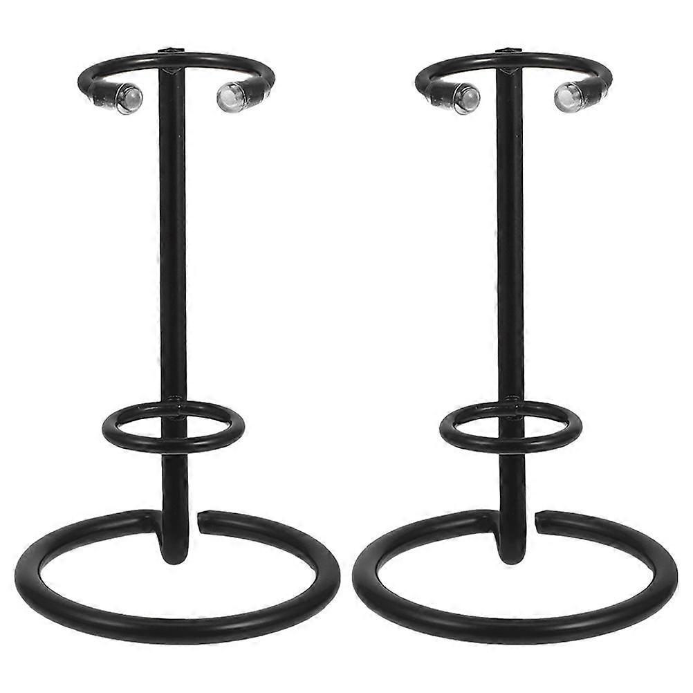 2PCS Small Crystal Wand Display Stand Iron Arms Display Stand Easel Holder for Small Stones Crystal Mineral Agate