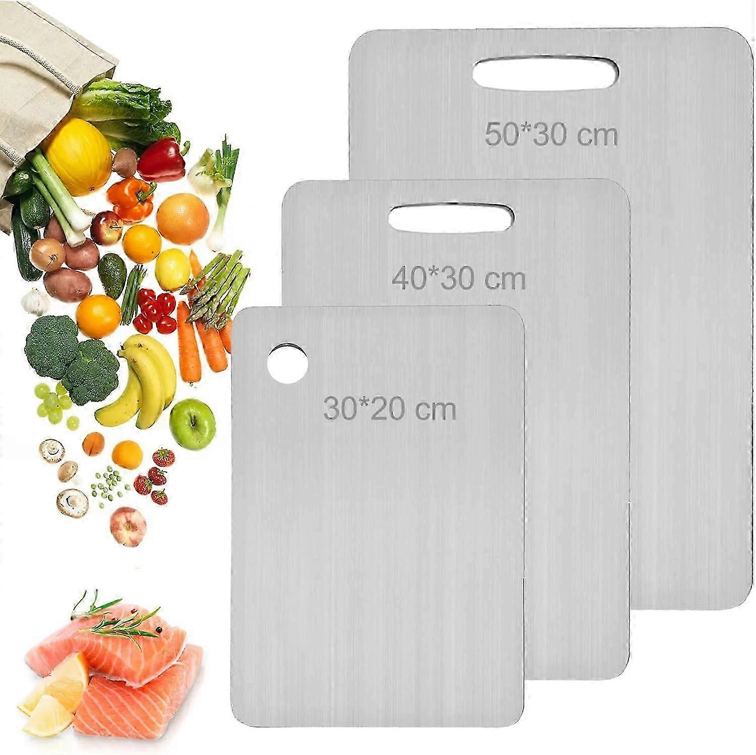 Titanium Chopping Board Set - 2PCS (30x20cm & 40x30cm)