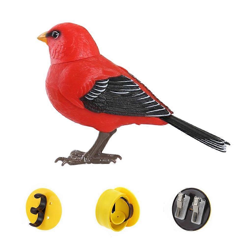 Creative and Fun Simulation Bird Voice Controlled Light Controlled Bird Toy