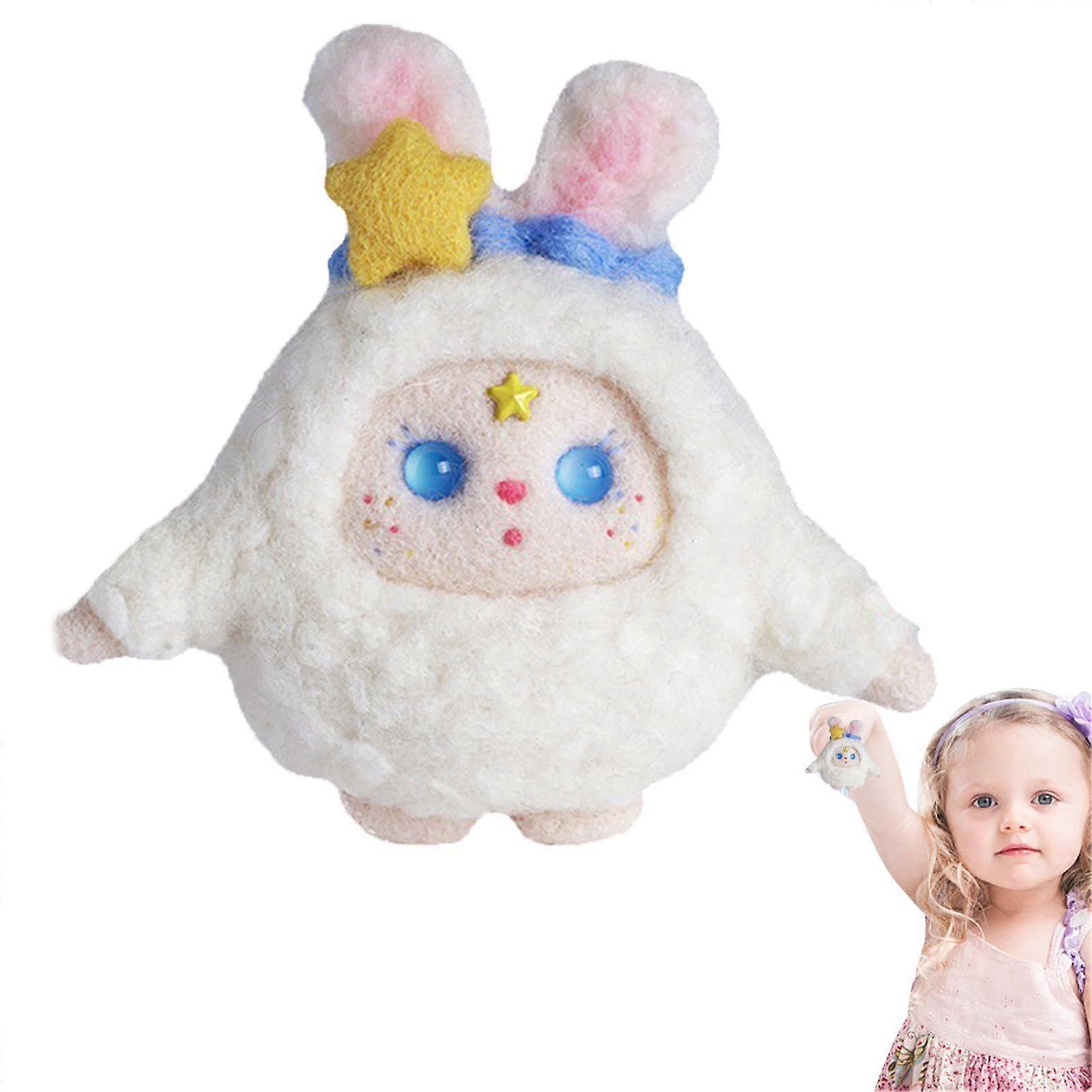 needle felting set for beginners plush felting doll set needle felting starter set