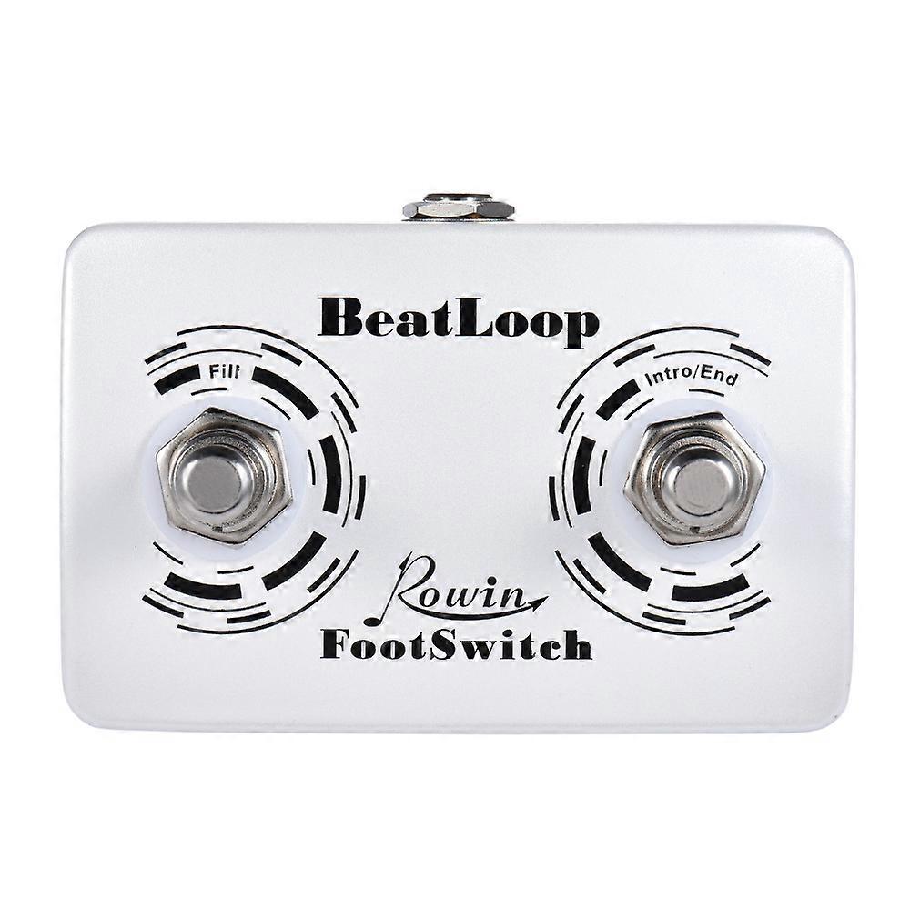 Rowin BeatLoop Dual Footswitch Foot Switch Pedal for Rowin BEAT LOOP Recording Effect Pedal with 6.35mm Cable