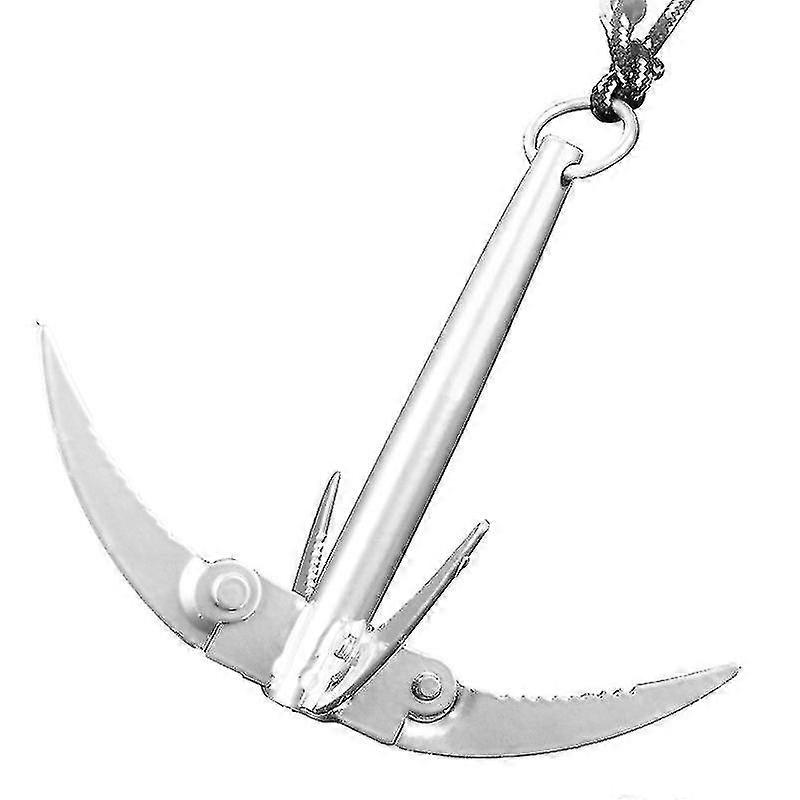 Weed Root Remover Tool, Folding Razor for Removing Water Plants (1pcs, Silver)