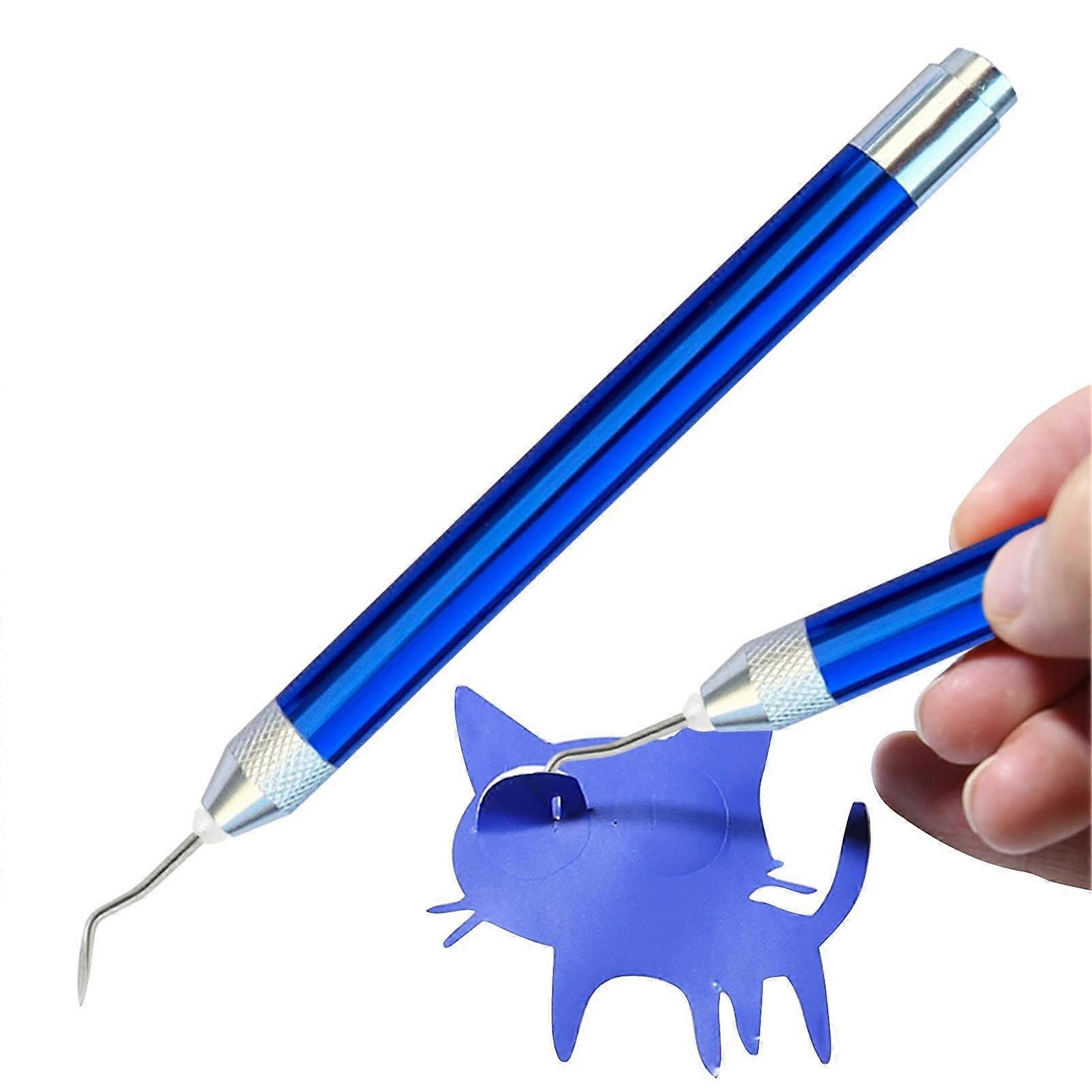 Weeding Pen, LED Weeding Tool Kit with Precision LED, Aluminum Alloy Needle Pin with Needle, Carving Tool Kit for Crafts 5.