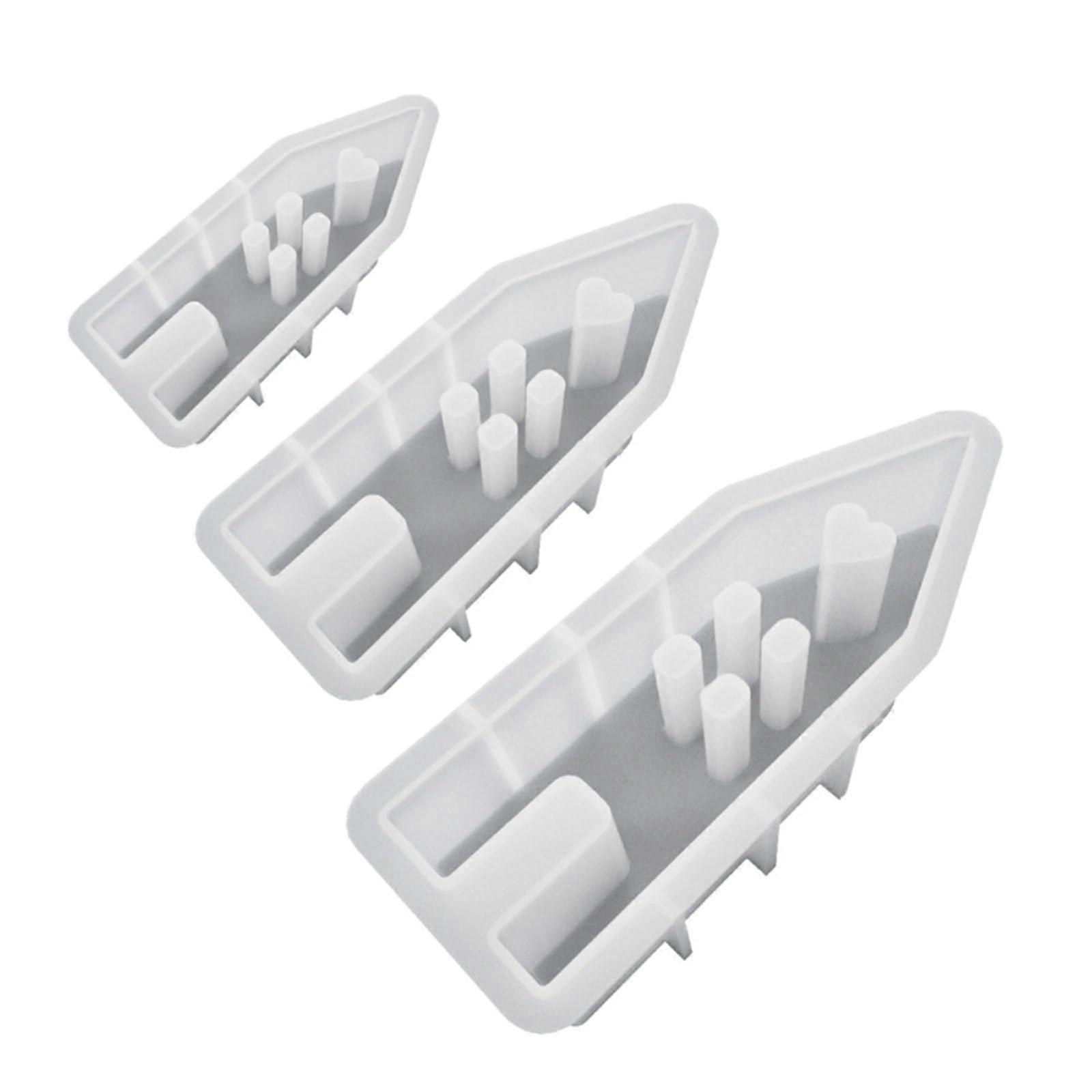 3 pieces house with window silicone scent molds houses molds resin molds for soy wax