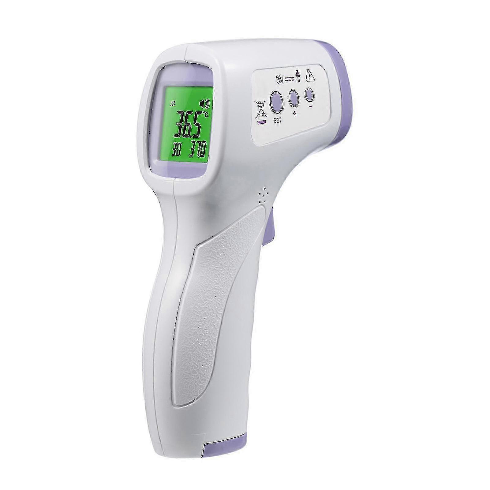 Non-Contact Digital Forehead Thermometer with Color Backlight for Kids & Adults - Infrared Temperature Measurement