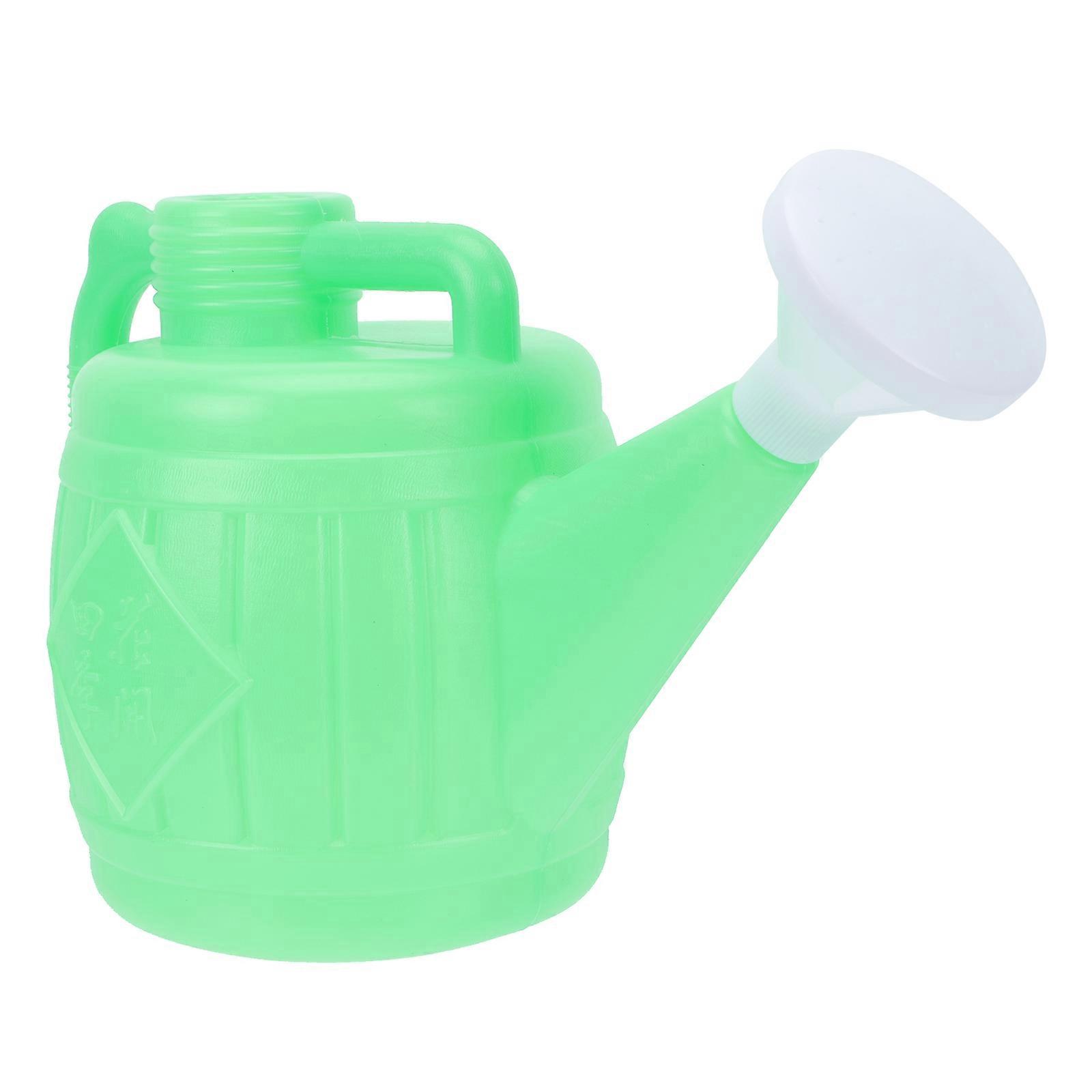 Durable PP Material Long Mouth Watering Can for Garden with Precise Water Output Green 1pc
