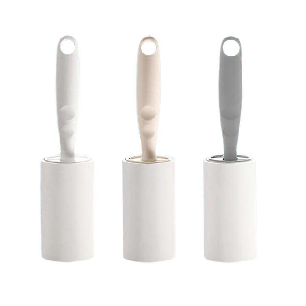 Paper Wrap for Hair Home Cleaning Round Shaped Sticky Remover for Drawers 2Set White