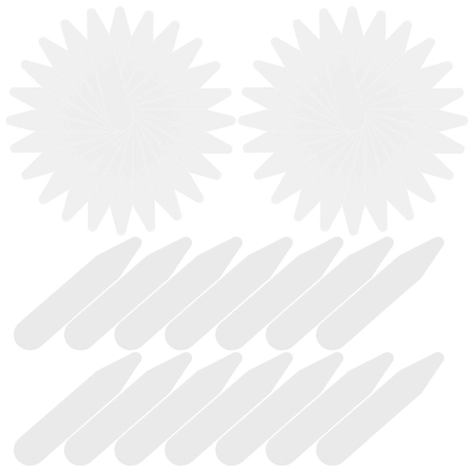 Dress Shirts Accessory Rounded Edges Prevent Deformation 100Pcs