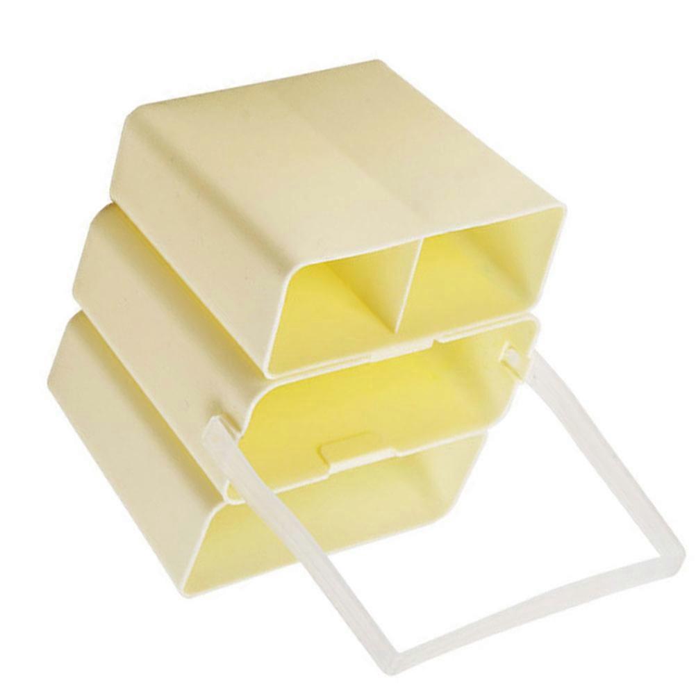 Artistic Pen Storage Container Square Painters Bucket Detachable Design 12X11CM 1Pack