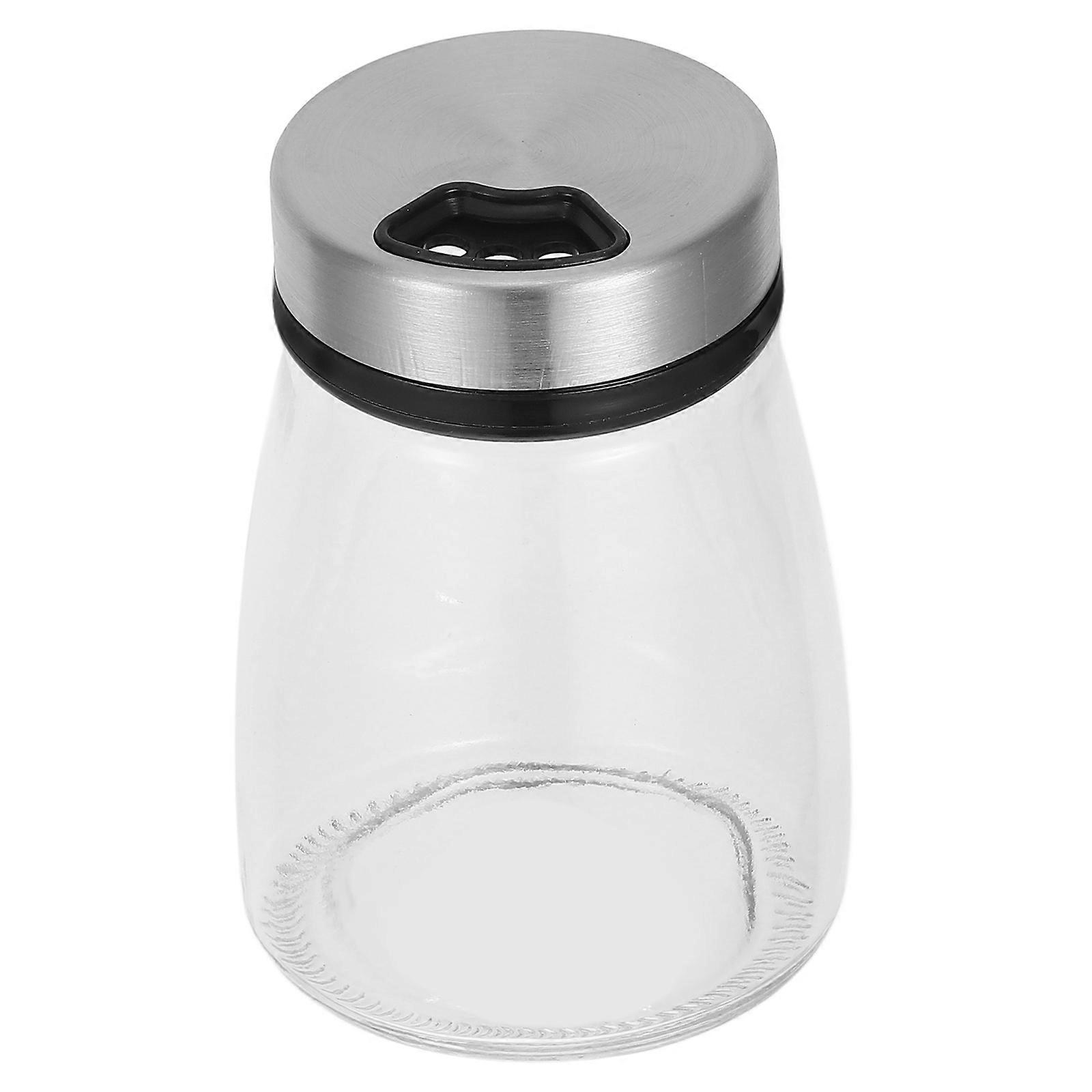 Multifunctional Salt Seasoning Jar Glass Shaker For Home Use Heat Resistant Even Distribution 1Pack
