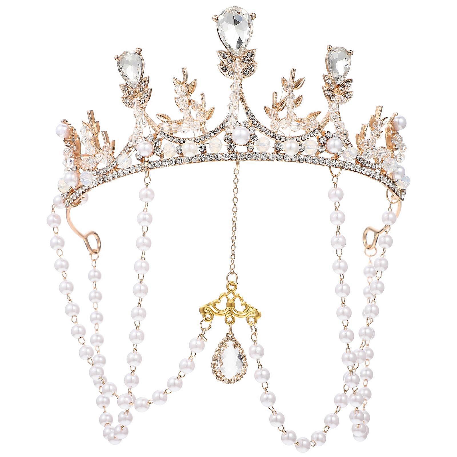Lightweight Decorative Fringe Crown Headband for Birthdays, Festivals, and Parties – Charming Handmade Hair Accessory for Celebrations