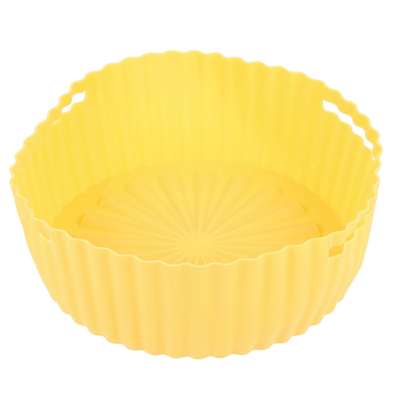Silicone Air Fryer Liner Food Cooking Mat Baking Cooking 19X19X7CM Non-Stick Easy Cleaning 1Pack