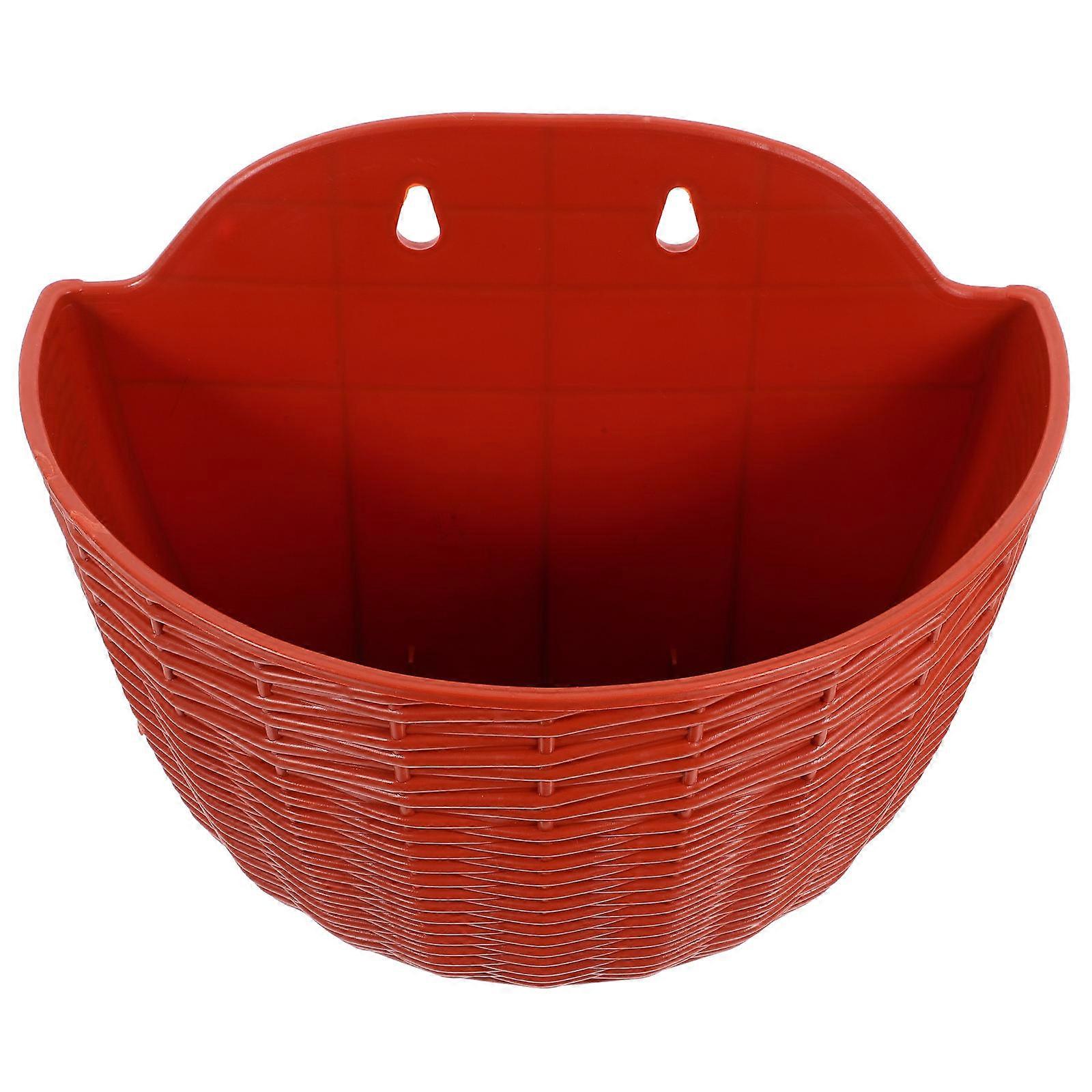 Half Planters For Wall Hanging Resin Flower Planter Garden Space Enhancer Diameter 25cm 1Pack