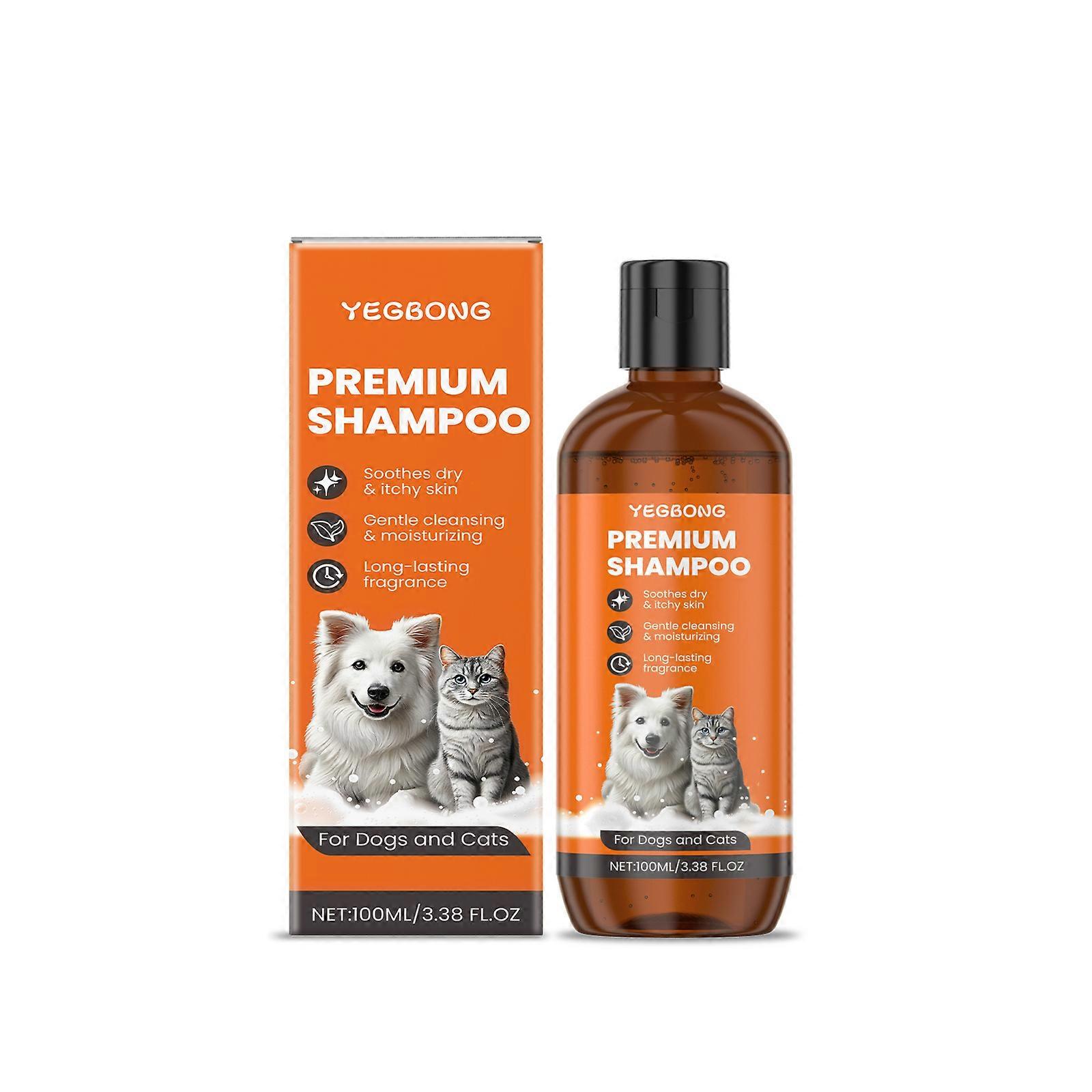 Yegbong Pet Şampuan Nazik Malzemeler Pet Saç Kokusu Temizleme Flush Yumuşak Şampuan