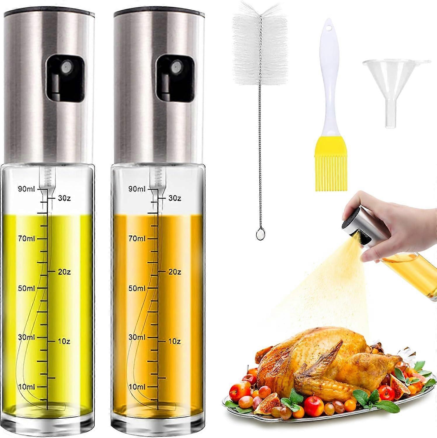 Extra Strength Oil Sprayer, 100 ml Oil Spray Bottle, 2 Pack