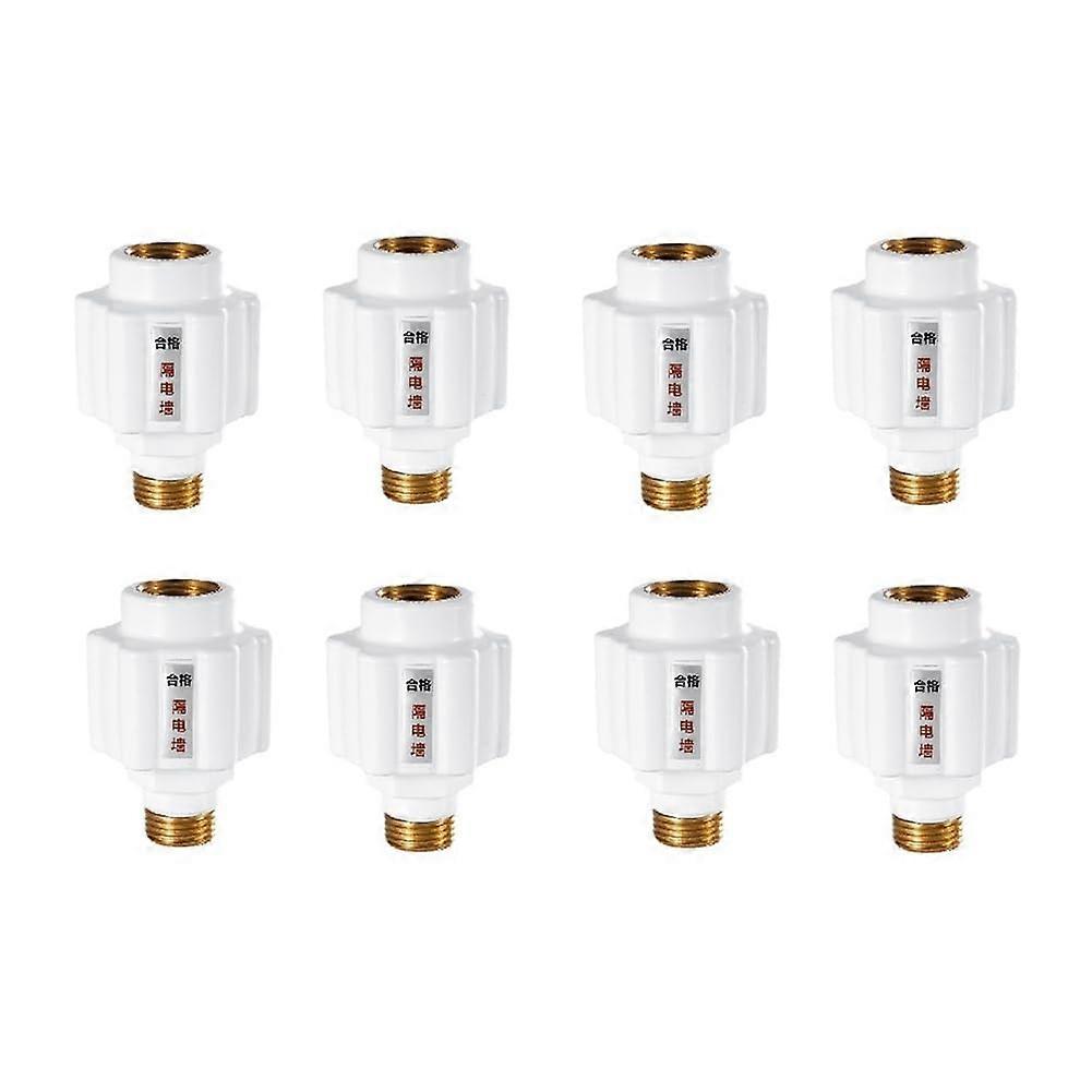 Packung mit 8 elektrischen Warmwasserbereitern aus Kupfer und Aluminiumzähnen, antielektrische Wandarmaturen für Warmwasserbereiter für den Haushalt Ref: 8855
