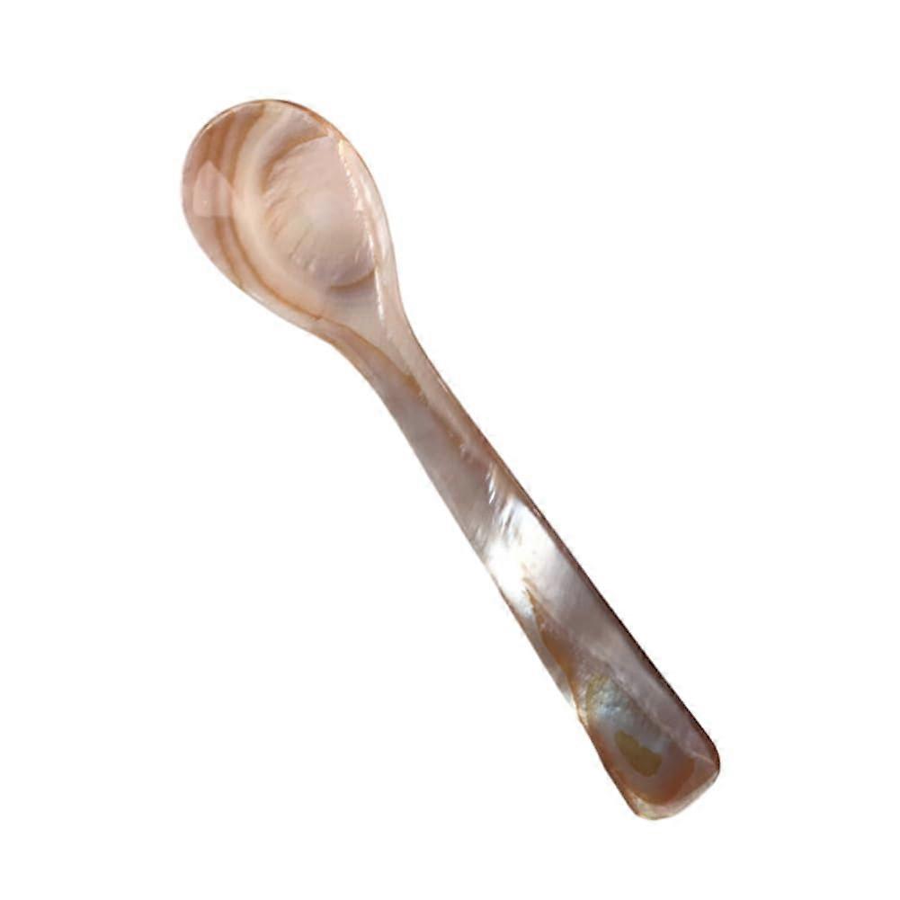 Mother of Pearl Spoon for Caviar, Handmade 13 Cm Freshwater Clam Serving Spoon for Caviar, Shrimp Eggs, Ice Cream