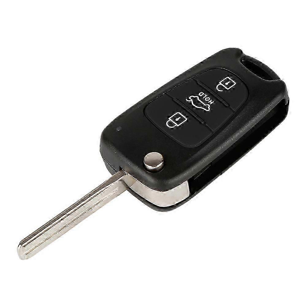 OkeyTech Remote Key Shell For Hyundai Accent Kia Picanto Sportage K5 3 Buttons Flip Folding Remote Key Case