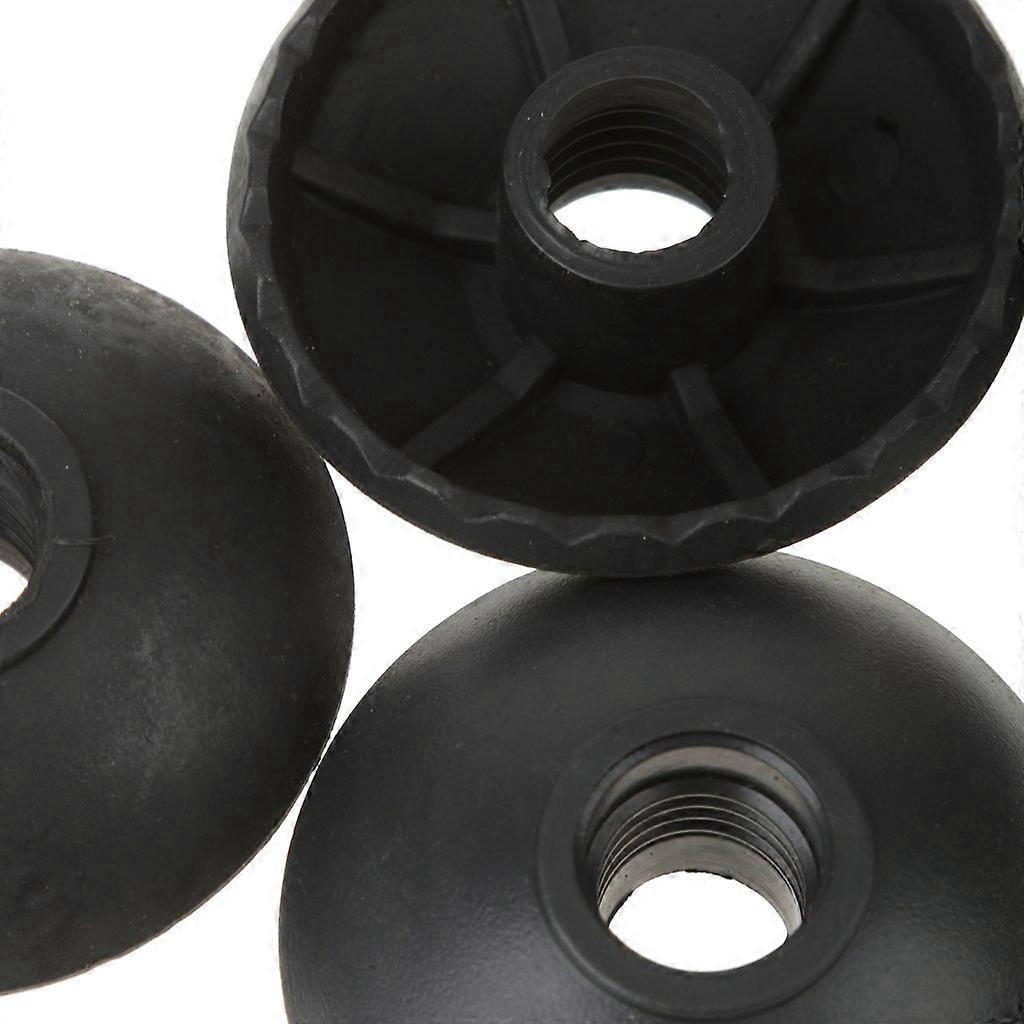 Replacement Touring Plates for Trekking, Hiking, and Ski Poles - 4 Pack with Threaded Design, Durable Material