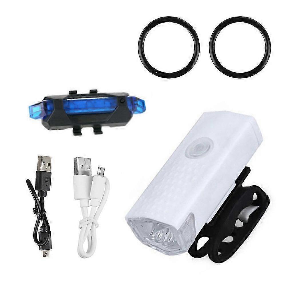 Night riding warning light usb charging bicycle front light
