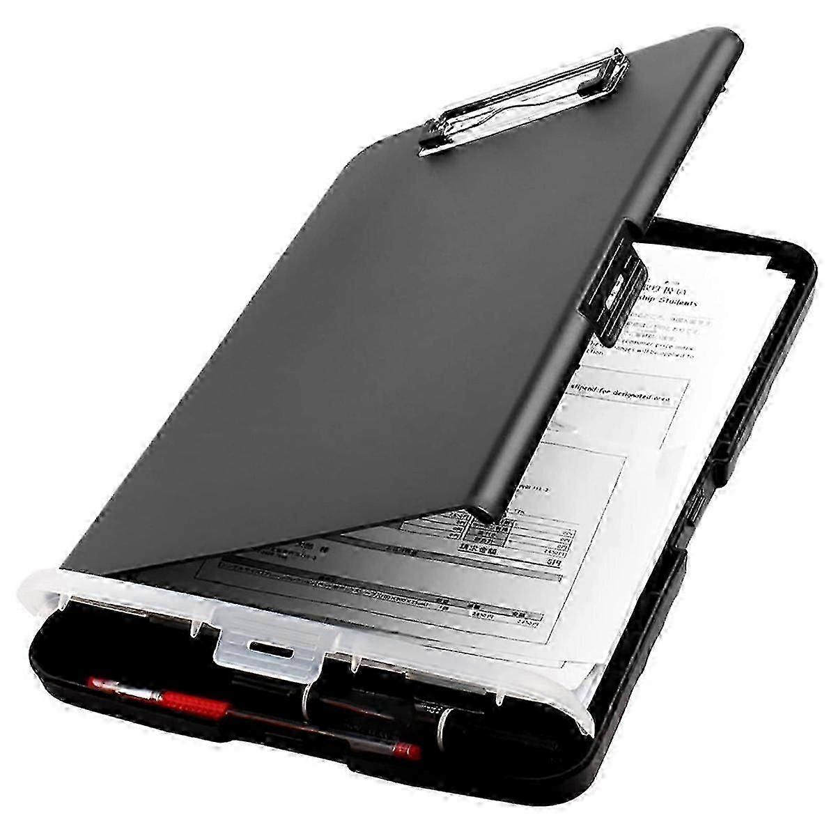 Foldable File Folder Clipboard Organizer with Storage for Nursing